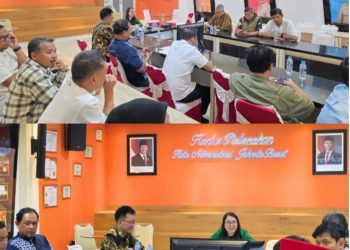 Monitoring dan Evaluasi Pelaksanaan Kegiatan Pertanahan, Kantah Jakbar Giat “Kamis Manis”
