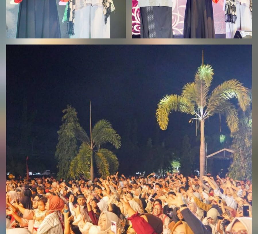 Di Bawah Kilau Lampu Yang Gemilau Dan Lantunan Shalawat