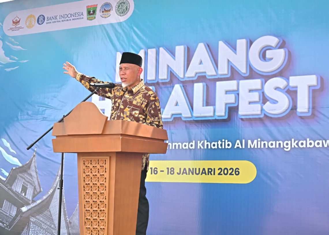 Minang Halal Fest 2026 Resmi Dibuka, Gubernur Mahyeldi Dorong Penguatan Ekonomi Syariah Sumbar