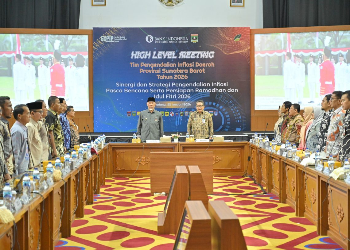 Pemprov Sumbar Siapkan Langkah Intervensi Hadapi Tekanan Inflasi Pascabencana dan Jelang Ramadhan