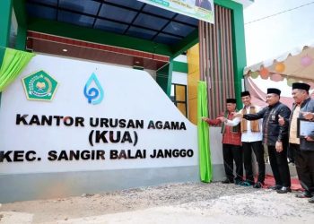 Didanai SBSN 2025, Gedung KUA Sangir Balai Janggo Resmi Beroperasi