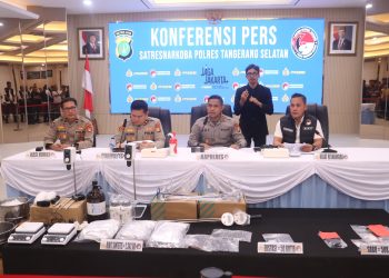 Polres Tangerang Selatan Ungkap Kasus Narkotika Sabu, Ekstasi, dan Sintetis, Amankan 5 Tersangka