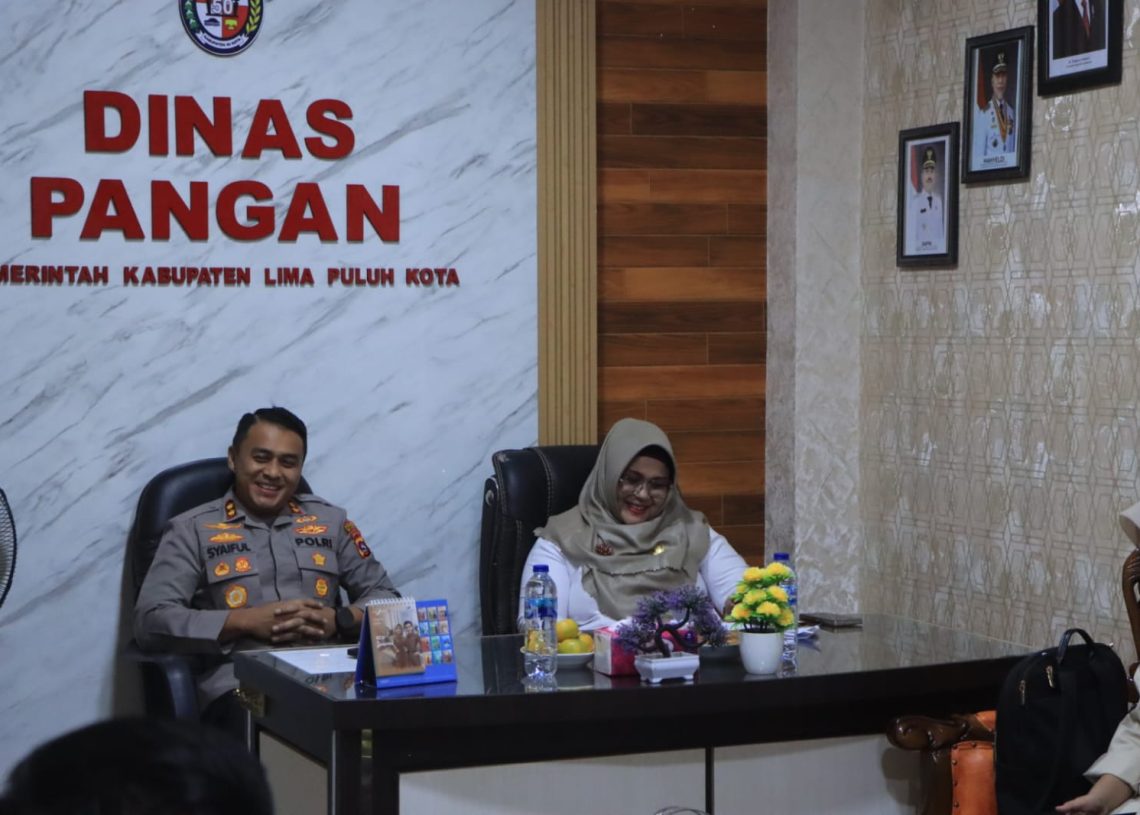 Kapolres 50 Kota Laksanakan Wakuntoh dan Audiensi Bersama Dinas Pangan, Perkuat Sinergi Program MBG