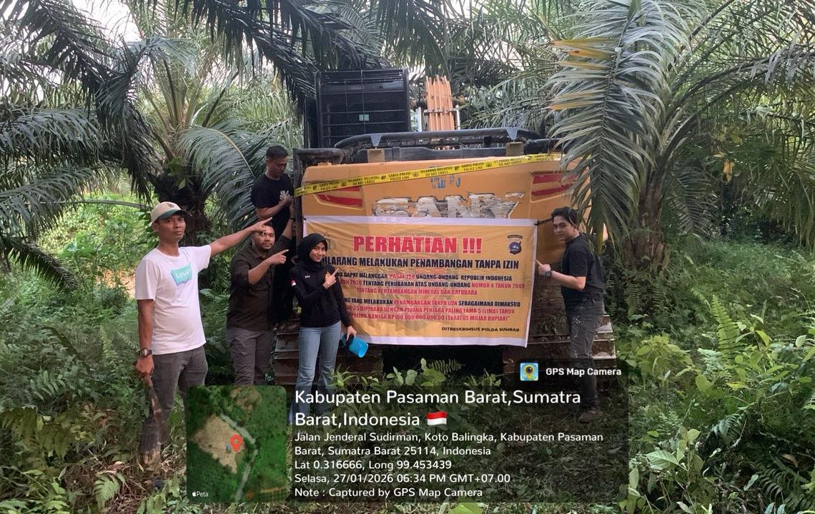 Tim Terpadu Terus Bergerak, Penertiban Aktivitas PETI di Sumbar Belum Berhenti