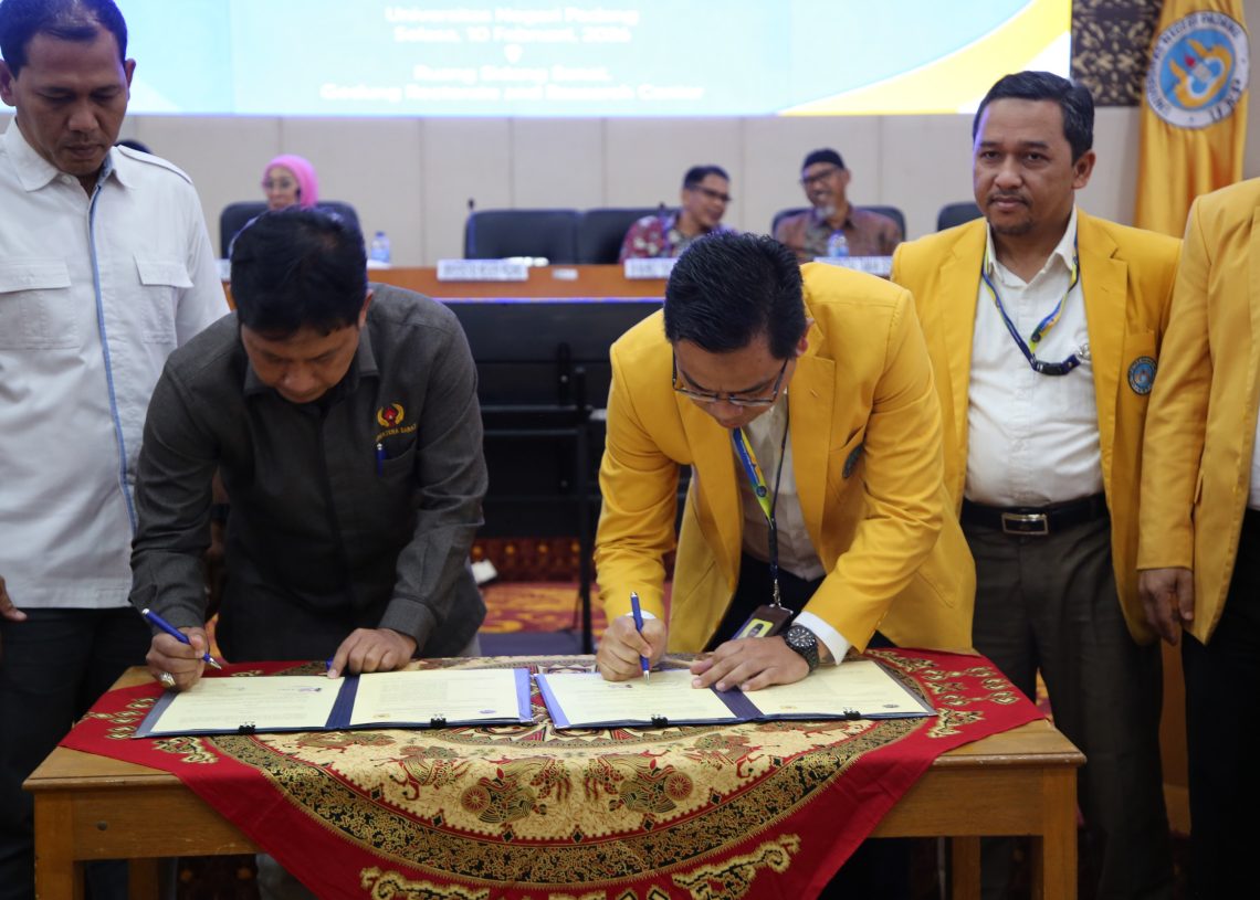UNP Jadi Tuan Rumah Penandatanganan MoU Strategis dengan Enam Lembaga Mitra