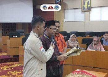 Lantik MPM KM UNP, Rektor Tekankan Pentingnya Karakter dan Integritas