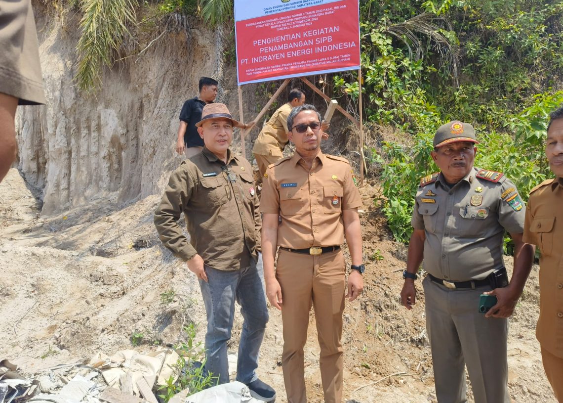 Pemprov Sumbar Hentikan Sementara Aktivitas Tambang Bermasalah di Padang Pariaman