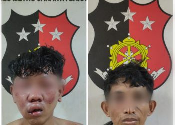 Polsek Tambora Amankan Dua Jambret Bersenjata Celurit di Pasar Pagi Roa Malaka
