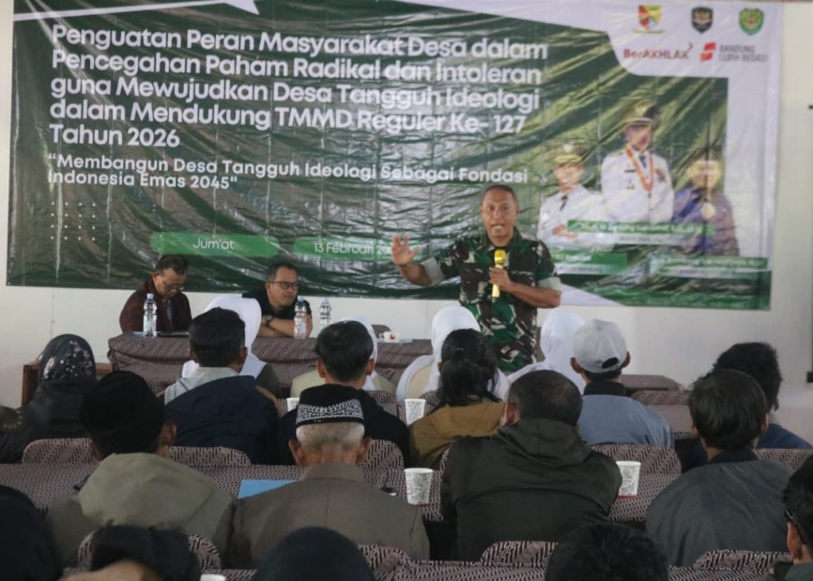 TMMD ke-127 di Rancabali: Penguatan Peran Masyarakat Desa dalam Pencegahan Paham Radikal dan Intoleran Guna Mewujudkan Desa Tangguh Ideologi