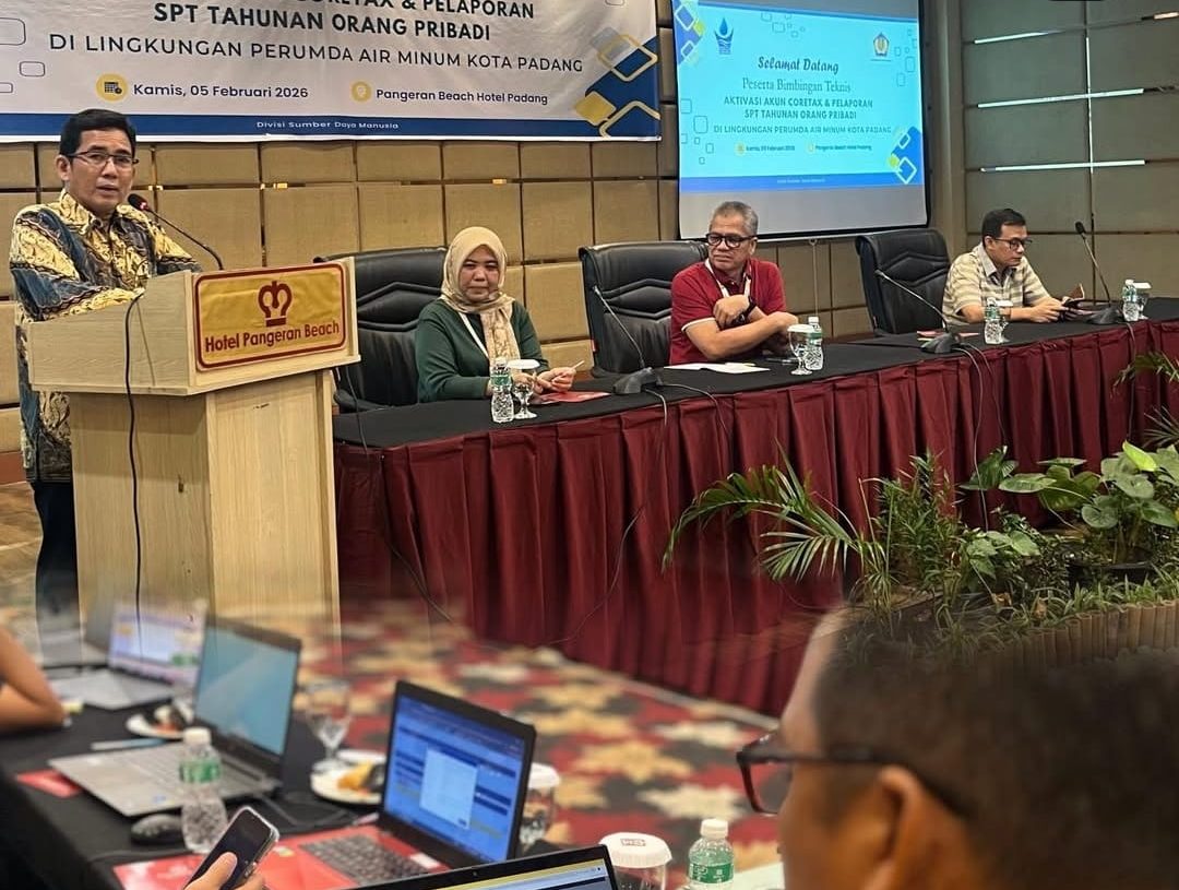 KPP Pratama Padang Dua Sosialisasikan Coretax dan Asistensi SPT Tahunan bagi Pegawai Perumda Air Minum Kota Padang