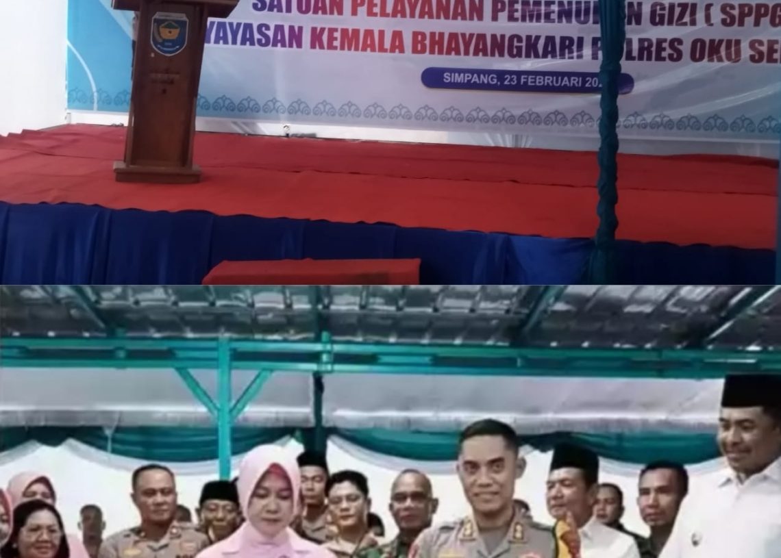 Bersama Yayasan Kemala Bhayangkari, Polres OKU Selatan Launching SPPG Perdana