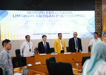 UNP Jajaki Kerja Sama dengan Lingnan Artisan Polytechnic Tiongkok