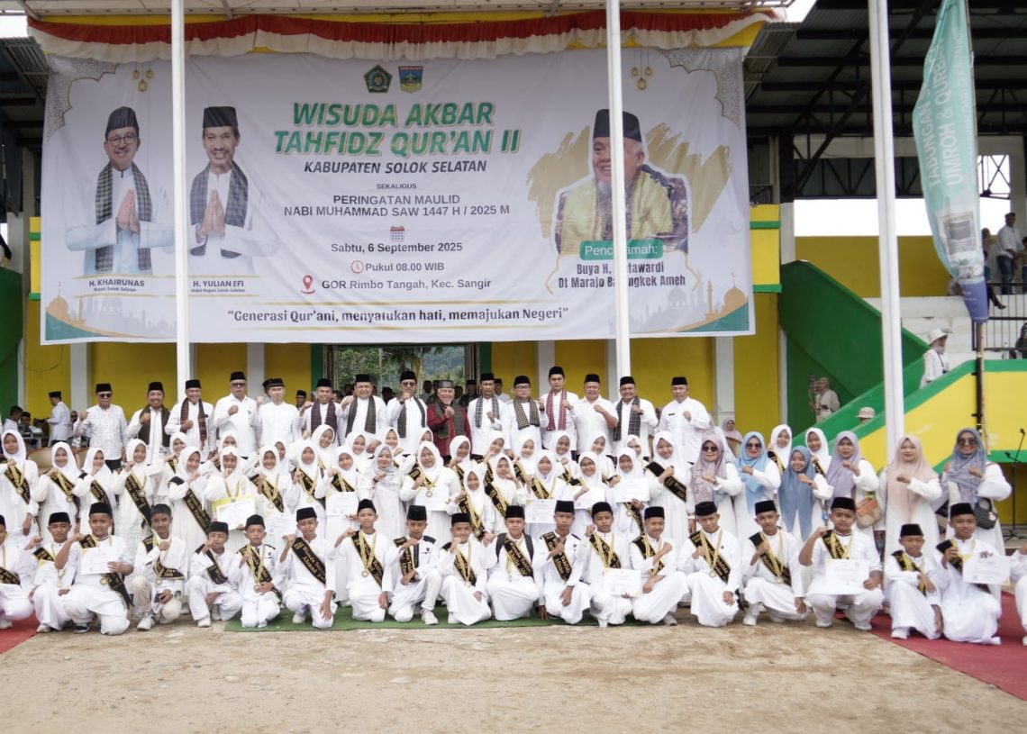 Bangun Generasi Qur’ani, Kabupaten Solok Selatan Fasilitasi 241 Rumah Tahfidz