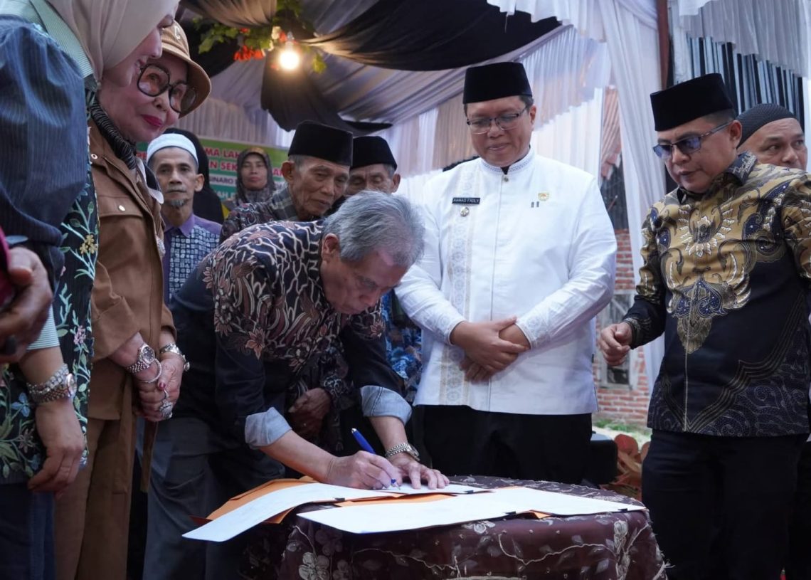 Sekolah Rakyat Segera Dibangun di Tanjung Alam, Pemda Terima Hibah Lahan 9,5 Hektare