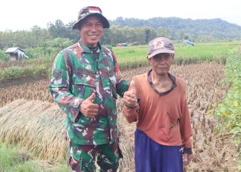 Senyum Sumringah Waryanto, Petani Cikuya Sambut Ceria Program TMMD Brebes